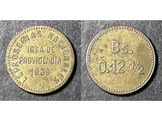 Venezuela - Leper colonies 12½ bolivar 1939, VF