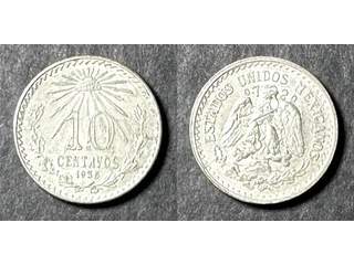 Mexiko 10 centavos 1935, AU/UNC