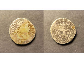 Indien (PT) Potuguese India Goa 1 rupia 1807, F