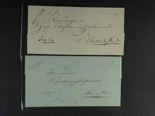Sweden. R county. LIDKÖPING, straight postmark. Two covers sent to Mariestad. Superb. (2).