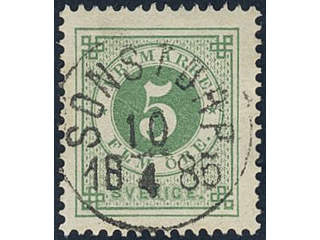 Sweden, Sverige, Sverige, Sverige. Facit 30j used, 5 öre yellowish green. EXCELLENT …