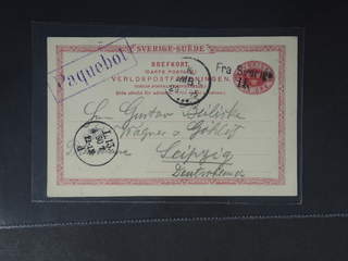 Sweden. Facit bKe13. DENMARK. Danish cancellation FRA SVERIGE H (Helsingborg–Copenhagen …