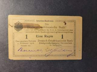 German East Africa 1 rupie 1.2.1916, AU