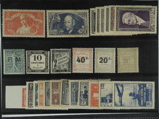 France. ★ 1935-52. All different, e.g. Mi 304, 425, 948-53, Militaire 3(★), Postage Due …
