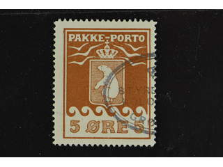 Denmark Greenland. Facit P6 I used , 5öre red-brown. first print. Good centering. Part …