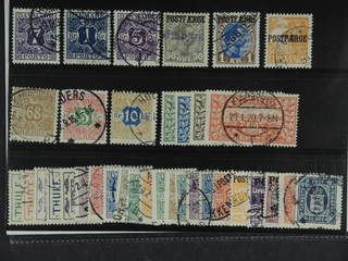 Denmark. Used 1914-55. Back-of-the-book, All different, e.g. L15, 23-24, PF 6-7, 24, TI …