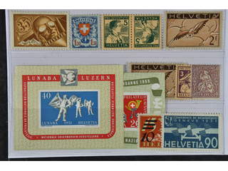 Switzerland. ★ Appr 1890–1932. All different, e.g. Mi 181, 196z, 245x, Souv.sheet 14-15, …