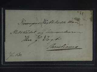 Sweden. Foreign-related cover. Norway. Free letter, mourning letter about the death of …