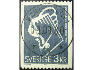 Sweden. Facit 1134 used , 1980 Viking Eggeling 3 Kr blue-grey (1). EXCELLENT …