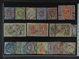 Britain. Used 1887–1934. All different, e.g. Mi 95, 97, 101, 112-13, 115, 141-42 III, …