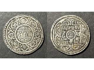 Nepal 1 mohar 1776, F-VF