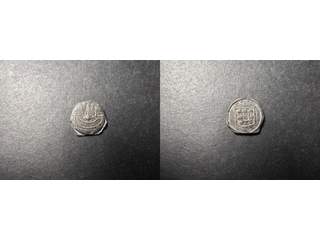 Portugisiska Malacca Sebastien I (1557-1578) 1 dinheiro ND, VF-XF