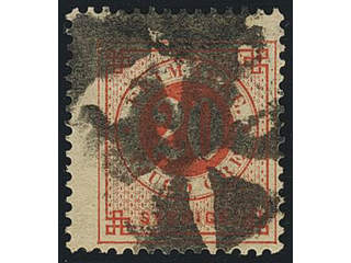 Sweden. Facit 46. FINLAND. Finnish figure pmk on 20 öre Circle type ph.