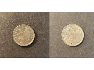 Chile 5 centavos 1920, UNC