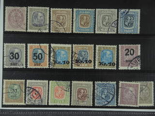 Iceland. Used 1876-1930. All different, e.g. F 17, 72, 83, 88, 95, 97, 101-03, 107v,. …