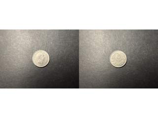 Luxemburg William IV (1905-12) 5 centimes 1908, UNC