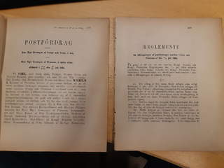 Literature. Postal Treaty Sweden and Norway–Prussia with associated regulations, …