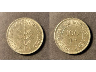 Palestine 100 mils 1940, AU