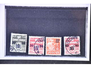 The Faroes. Facit 4–7 used, 1941 Surcharge sh SET (4). SEK 1500