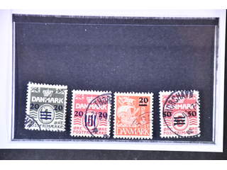 The Faroes. Facit 4–7 used, 1941 Surcharge sh SET (4). SEK 1500