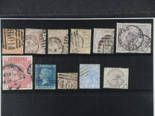 Britain. Used 1858-1883. All different, e.g. Mi 24, 28, 47, 64, 71, 82-83. Mostly good …