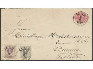 Sweden. Postal stationery, Stamped envelope, Facit Fk3, 31j, 42c, 10 öre additionally …