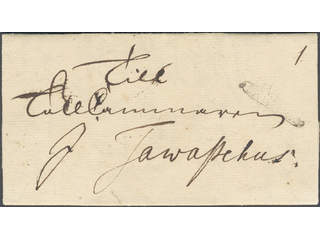 Sweden. A county. STOCKHOLM, ribbon postmark. Type 5 on letter dated "Stockholm den 8 …