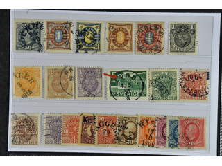 Sweden. Used 1891–1935. Different watermarks etc. All different, e.g. F 57vm1, 61vm1, …