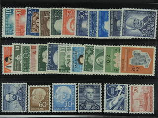 Germany GFR (BRD). ★ 1949-54. All different, e.g. Mi 111-12, 115, 143-47, 159, 161, 176. …