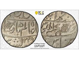 Indien - Bengal Presidency. 1 rupee 1814 (AH1229//17-49), UNC, PCGS MS64