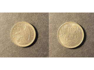 Chile 10 centavos 1925, UNC