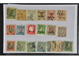 Iceland. Used 1876–1936. Back of the book, All different, e.g. Tj 8, 10-11, 16, 18, 20, …