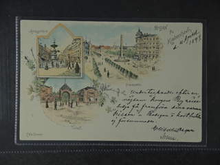 Denmark. PostcardGruss Aus. Copenhagen, "Hilsen fra", used card with Swedish stamp F52 …