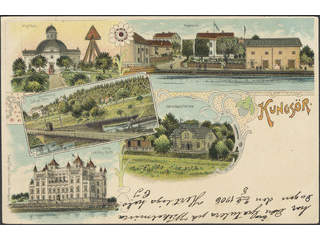 Sweden. Postcard Facit 52 , Gruss Aus. Kungsör, used card sent from KUNGSÖR 25.5.1906 to …