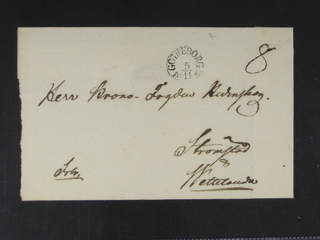 Sweden. O county. GÖTHEBORG 5.11.1835, arc postmark. Type 4 on beautiful cover sent to …
