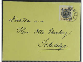 Sweden. Facit 51 cover , 10/24 öre on beautiful cover sent from PKXP No 24A 25.9.1895 to …