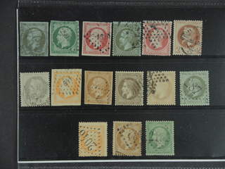 France. Used 1853–1862. All different, e.g. Mi 10-11, 16, 18, 23, and 25-26. Mostly good …