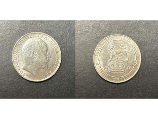Storbritannien Edward VII (1901-1910) 1 shilling 1910, AU/UNC