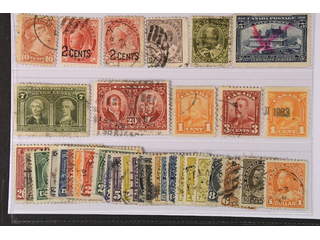 Canada. Used 1870–1930. All different, e.g. Mi 31, 75-76, 81-82, 87-88, 126, 128D, 130, …
