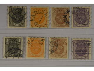 Sweden. Used 1911–19. F 71-74 cx, 71-74 cxz. Good quality. F SEK 3400