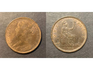 Storbritannien Queen Victoria (1837-1901) 1 penny 1862, UNC