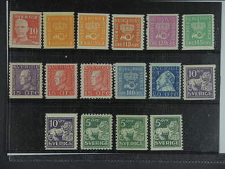 Sweden. ★★ 1920-36. All different, e.g. F 149A, 151A, 168a, 160d, 170b, 172b, 174c, …