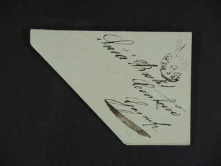 Sweden. W county. FAHLUN 10.3.1854, arc postmark. type 5, two cancellations, on cover …
