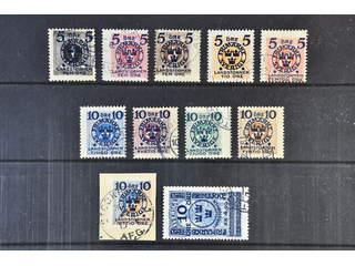 Sweden. Facit 115–25 used, 1916 Landstorm II SET (11). A few short perfs. 10+NITTIO …