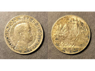Italy Vittorio Emanuele III (1909-1925) 1 lire 1909, UNC