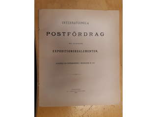 Literature. International Postal Treaty with associated expedition regulations, …