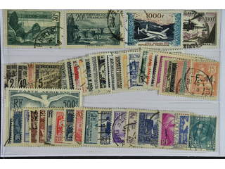 France. Used 1929–58. All different, e.g. Mi 359, 415, 782, 990, 1177, Postage Due 3, …