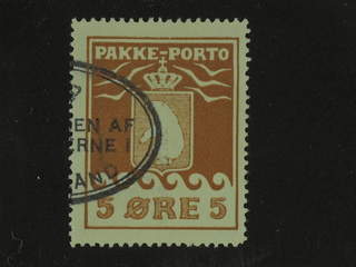 Denmark Greenland. Facit P6 II used , 5 øre red-brown. Good centering.