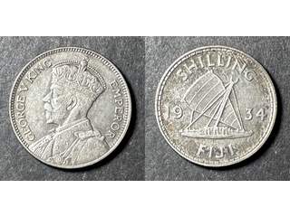 Fiji George V (1910-1936) 1 shilling 1934, AU
