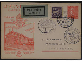 Sweden. Postal stationery, single postcard Facit bKe33d, 146 , Postcard 15 öre …